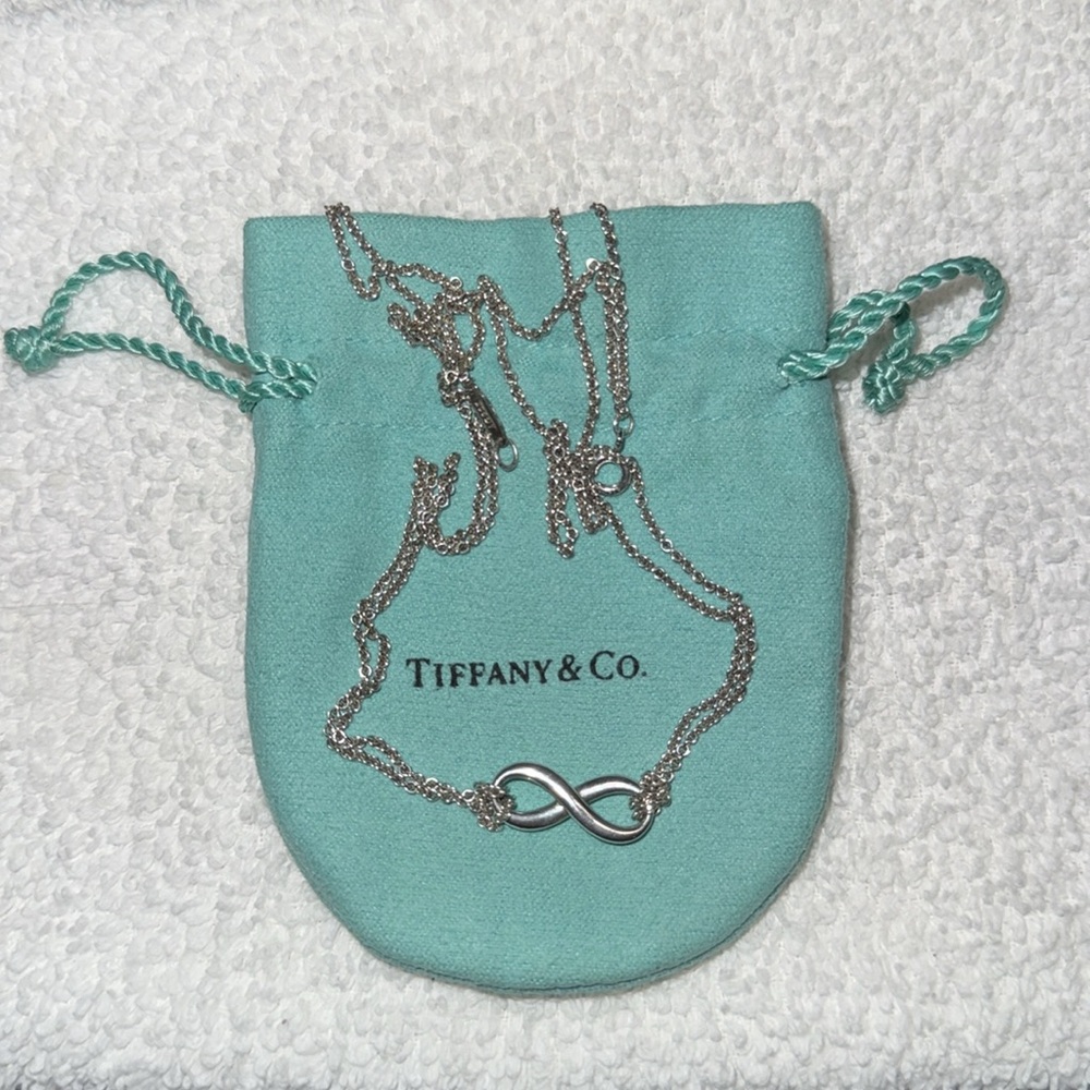 Tiffany & Co. Silver Infinity Necklace